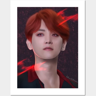 Red2 Baekhyun Posters and Art